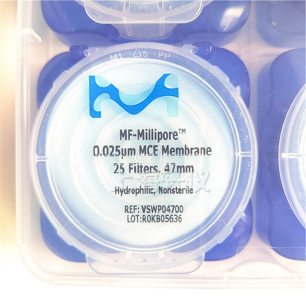 25nm微孔滤膜VSWP04700 DNA蛋白质微量透析 Millipore 亲水系混合纤维素膜