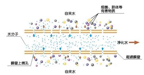 超滤原理图 UF超滤原理图